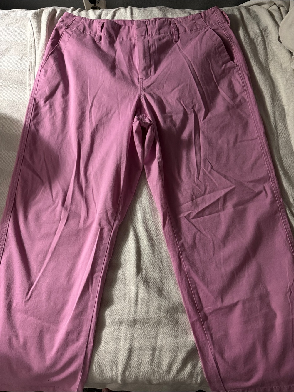 Women’s a new day Pink Straight-Leg Cotton Blend Pants